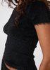 PEACHY DEN Chloe Fuzzy Knit Top - Thumbnail 2