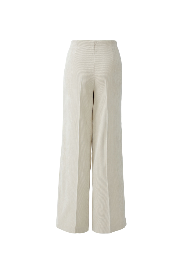 OUI FASHION Pantalon Corduroy Pants - Ivory