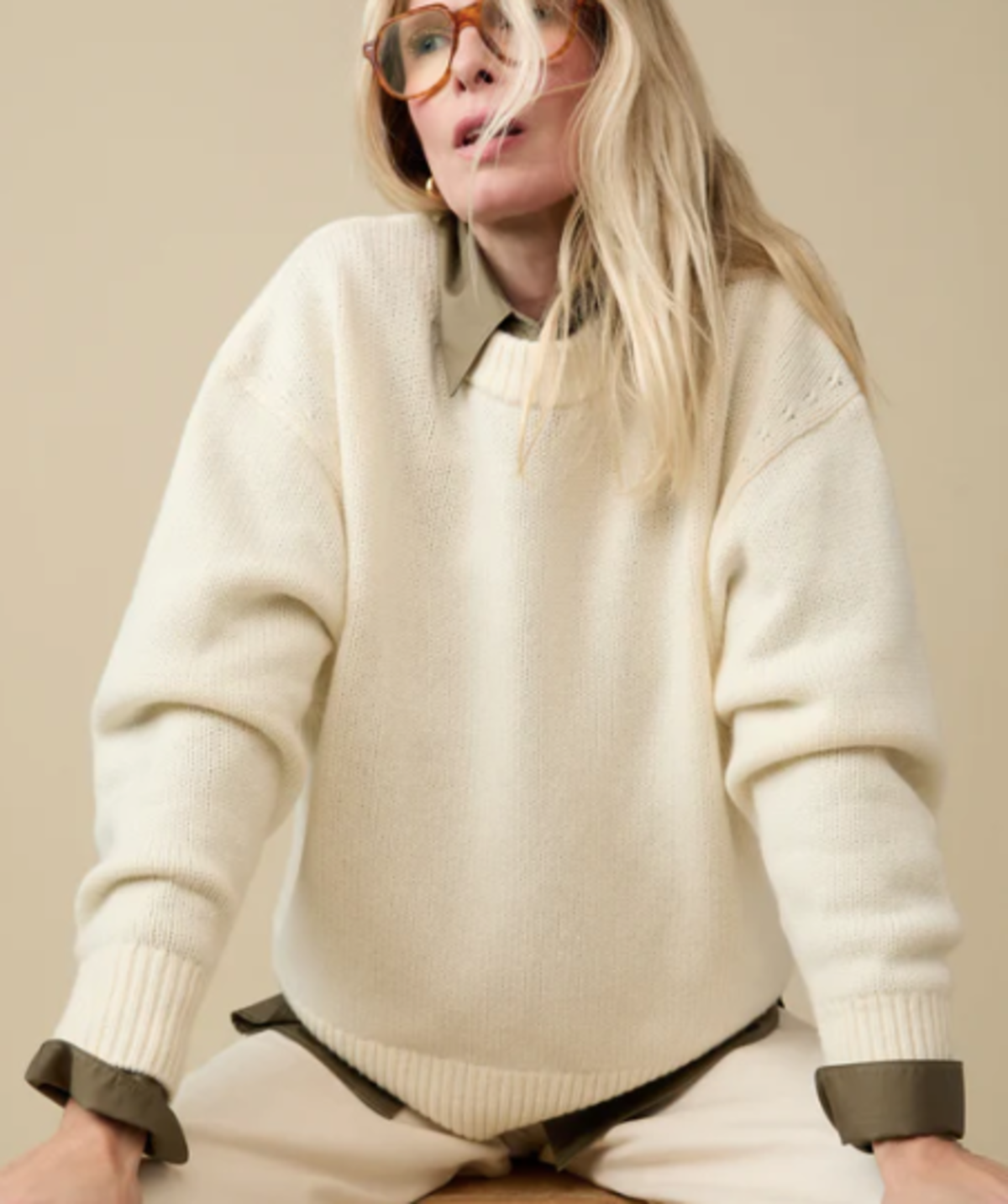 Soldout nyc The Cashmere Signature Crew Sweater - Image 1 of 3