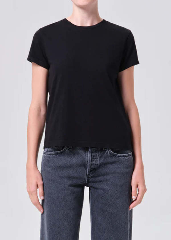 AGOLDE Long Line Adine Tee - Black