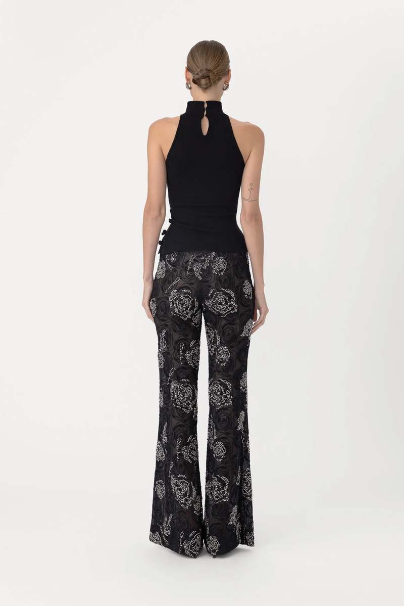 Sau Lee Dunn Knit Top - Black