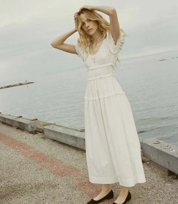 DOEN LEANNE DRESS - SALT