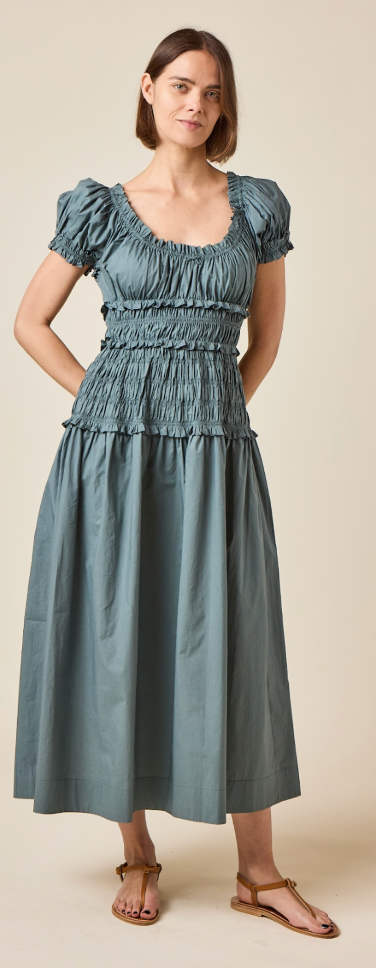 DOEN LEANNE DRESS - SALT | Garmentory