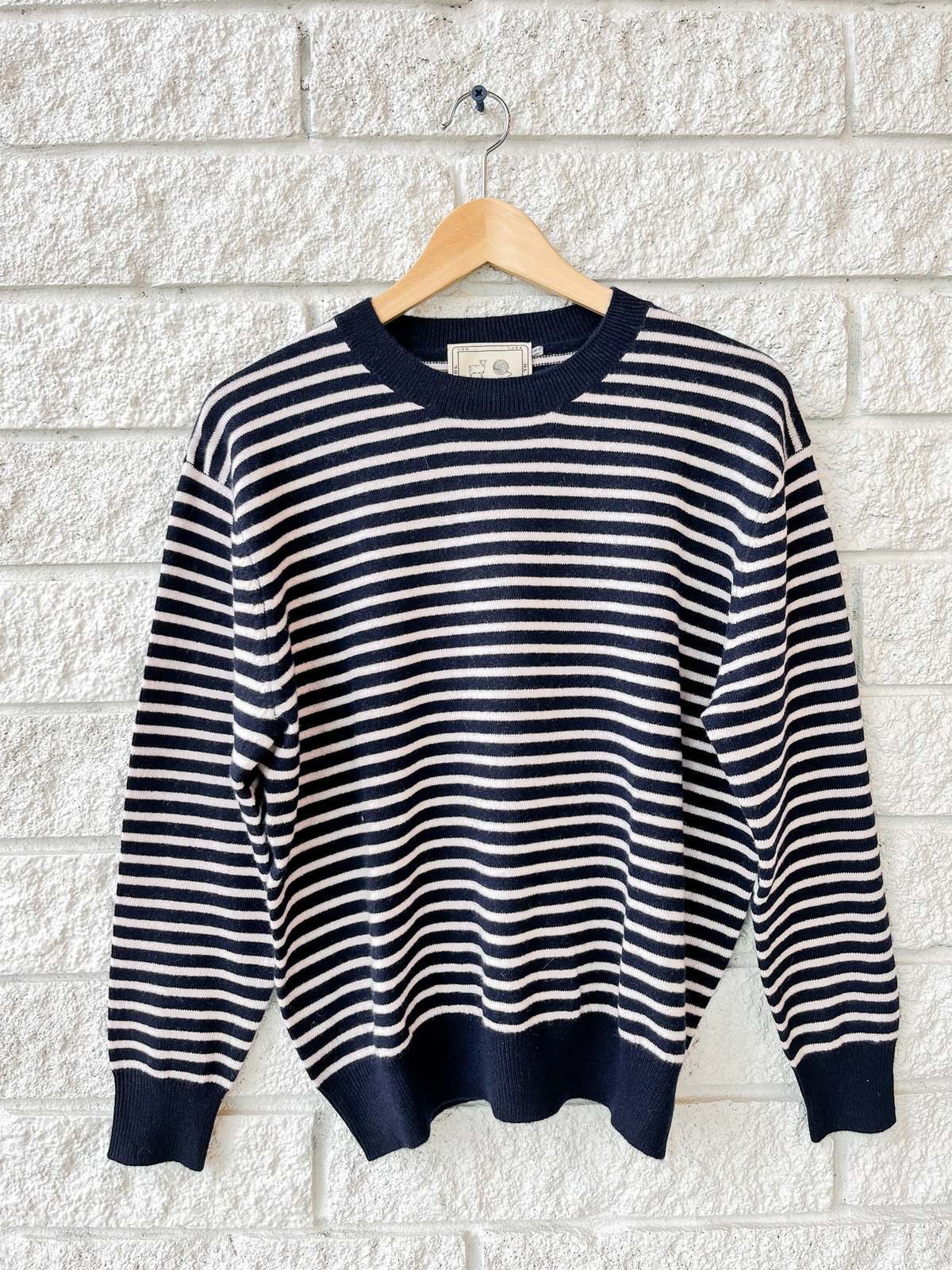 demylee Neve Cashmere Sweater - Petal Navy - Image 1 of 4