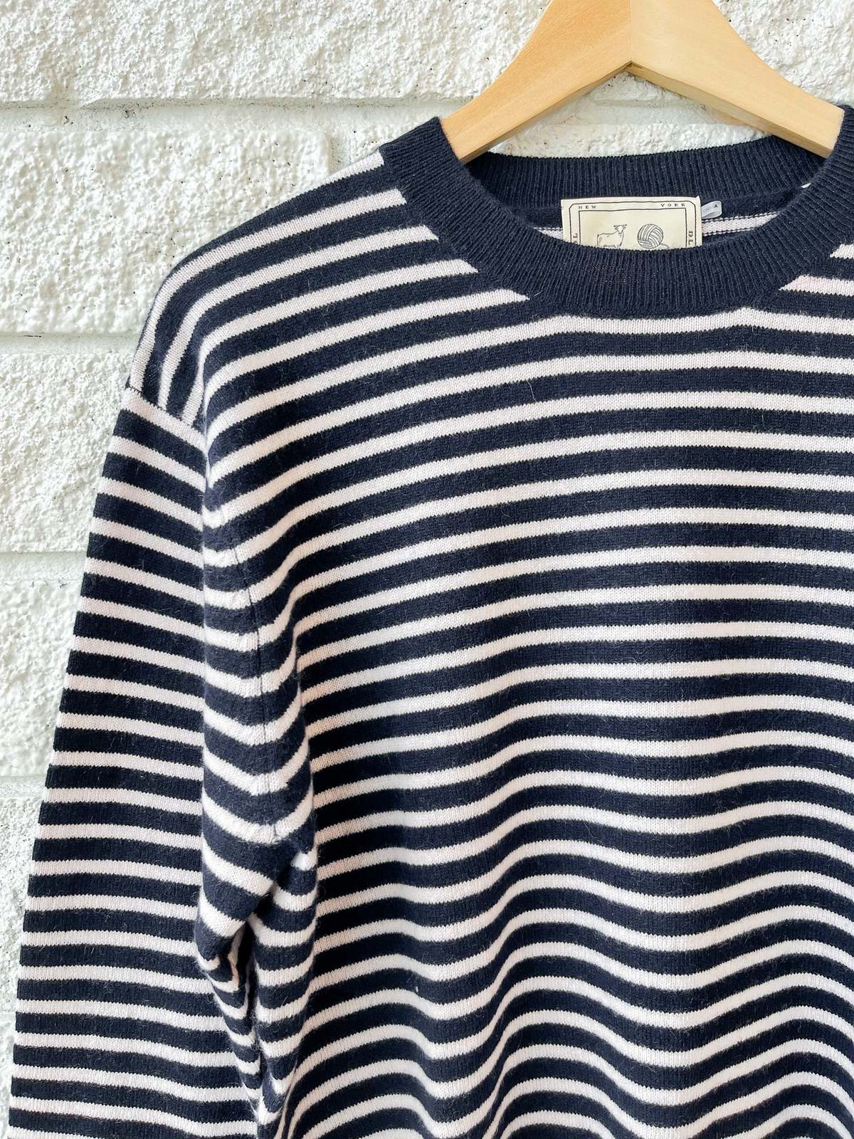 demylee Neve Cashmere Sweater - Petal Navy - Image 3 of 4