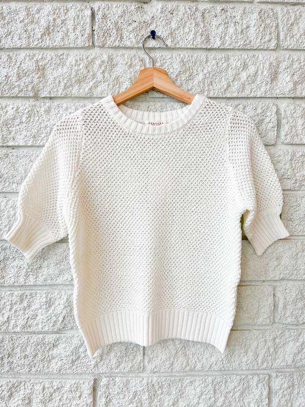 demylee Sherry Cotton Top - White