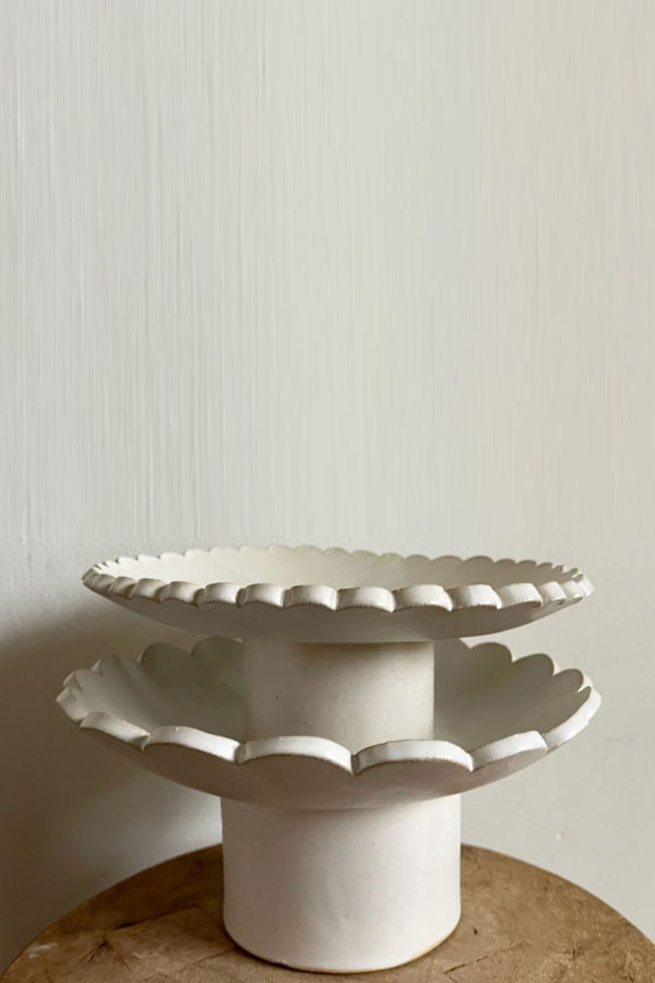 Salto Scalloped Pedestal Bowls