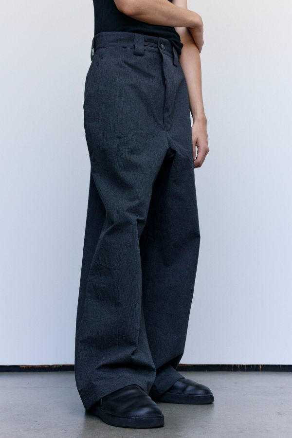 MAN-TLE R19P8 Granite Wool Sail Pants
