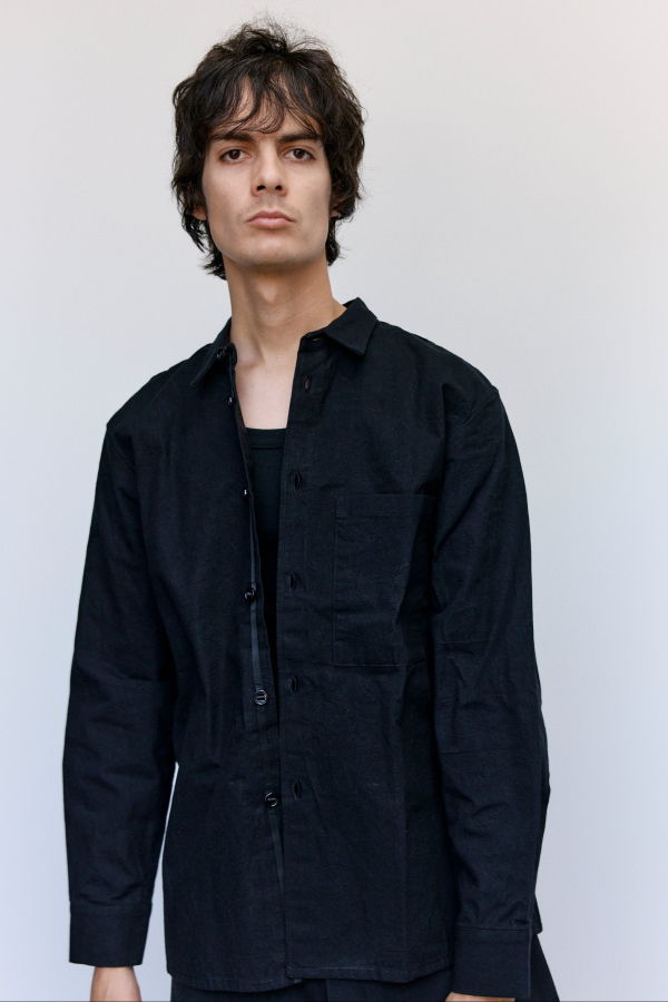 MAN-TLE R19S1 Black Wax New Shirt-1 Shirt