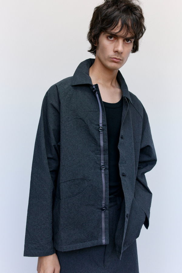 MAN-TLE R19S3 Granite Wool Boat Shirt