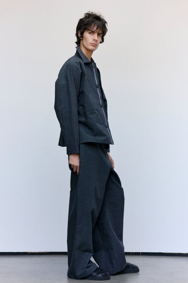 MAN-TLE R19S3 Granite Wool Boat Shirt