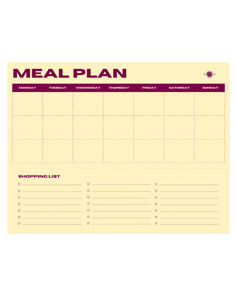 Snderhaus Meal Planner