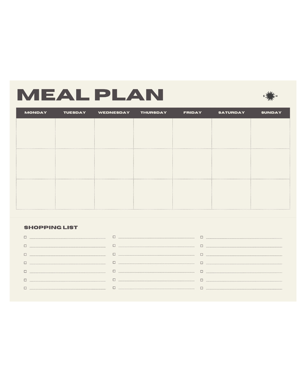 Snderhaus Meal Planner