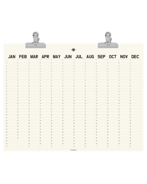 Snderhaus Yearly Planner