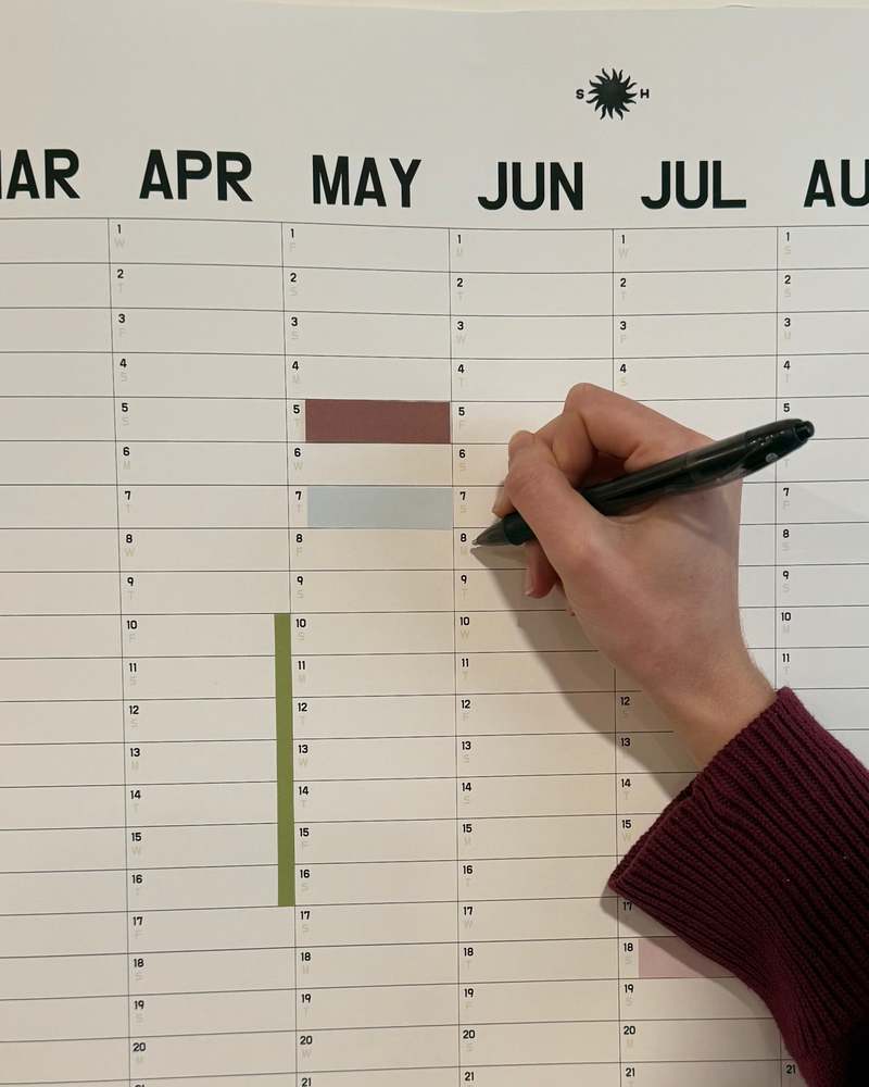 Snderhaus Yearly Planner