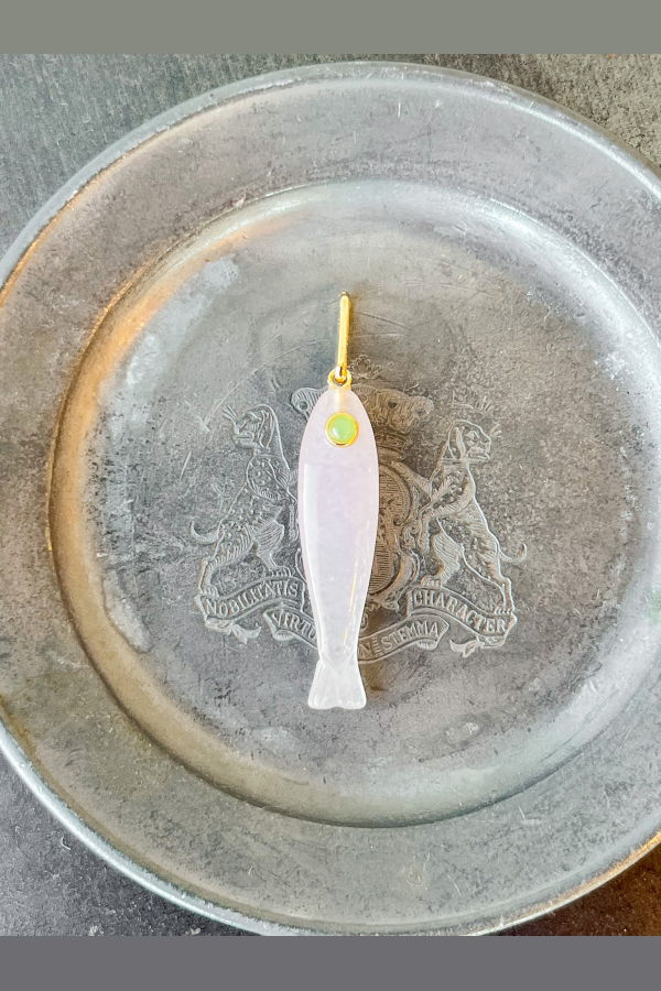 Thatch Fortuna Pink Jade Charm