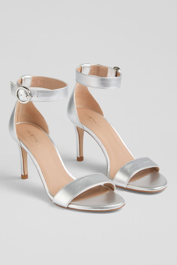 LK Bennett Ivy Formal Sandals - Silver