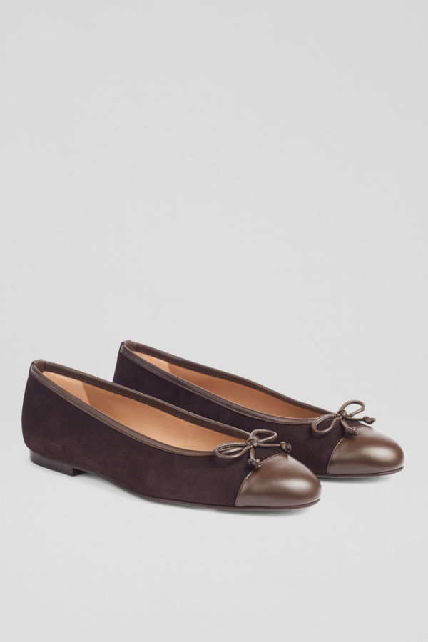 LK Bennett Kara Flats - Espresso