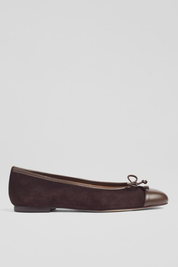 LK Bennett Kara Flats - Espresso