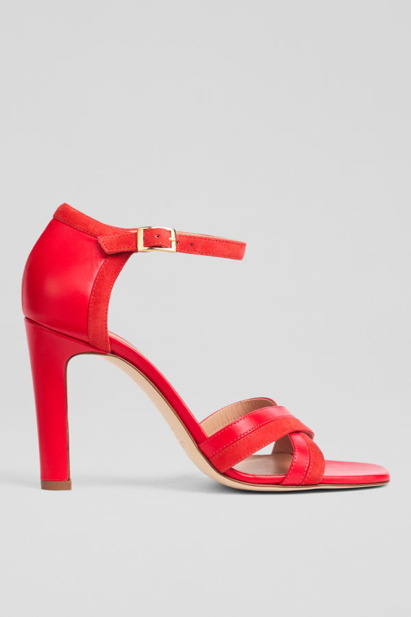LK Bennett Lennon Sandals - Red