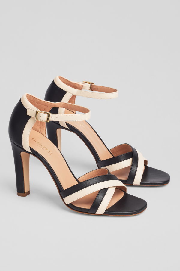 LK Bennett Lennon Formal Sandals - Black White