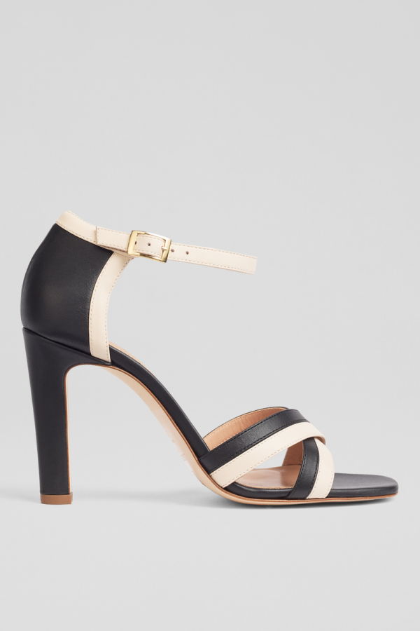 LK Bennett Lennon Formal Sandals - Black White
