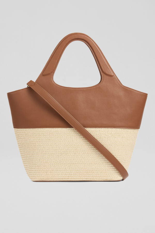 LK Bennett Carly Shoulder Bag - Natural Tan
