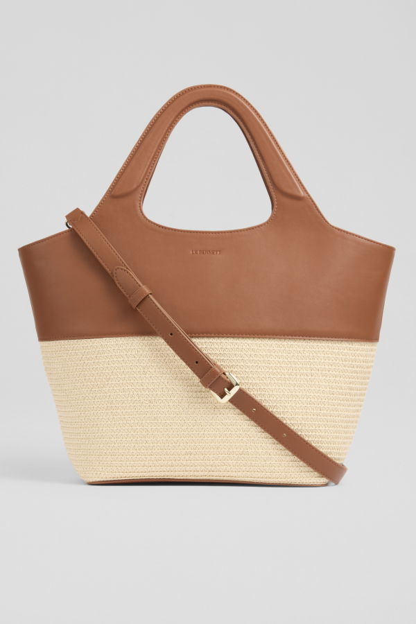 LK Bennett Carly Shoulder Bag - Natural Tan