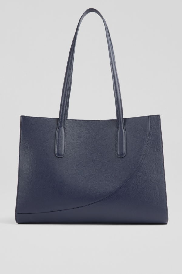LK Bennett Olivia Tote - Navy