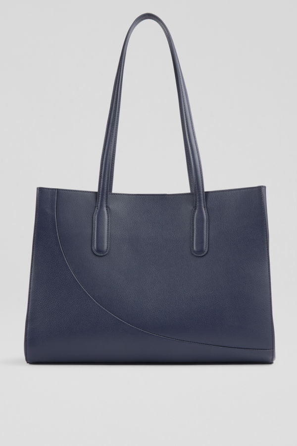 LK Bennett Olivia Tote - Navy