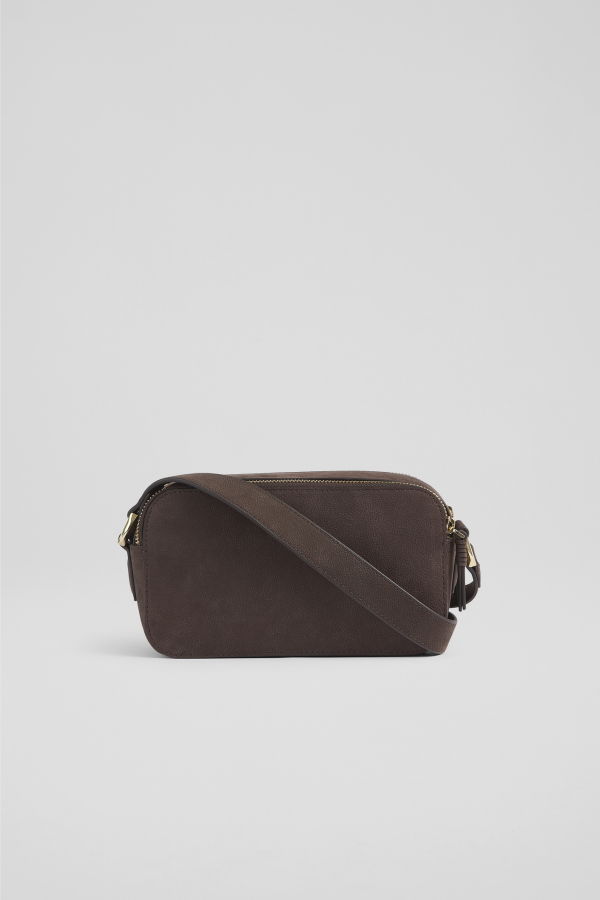 LK Bennett Perry Shoulder Bag - Chocolate