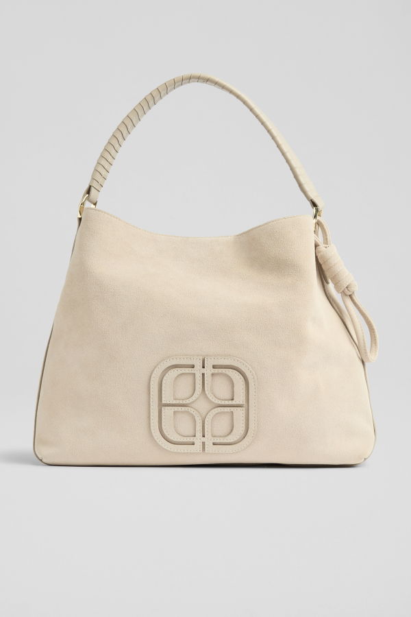 LK Bennett Lou Lou Shoulder Bag - Stone