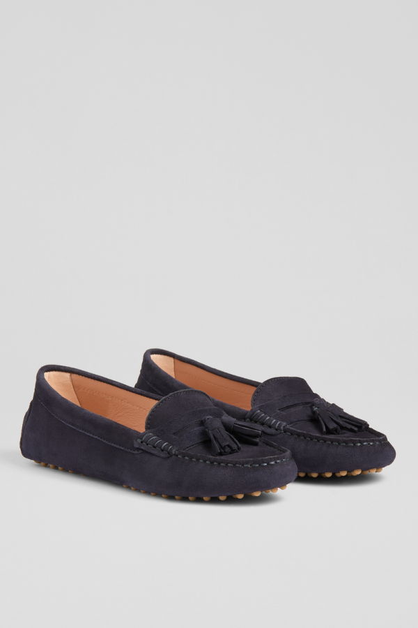LK Bennett Leslie Flats - Navy