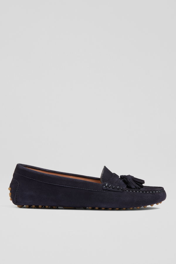 LK Bennett Leslie Flats - Navy