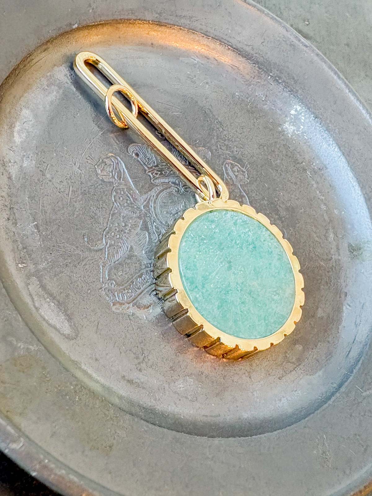 Thatch Odeon Amazonite Drop Charm - Image 2 of 5