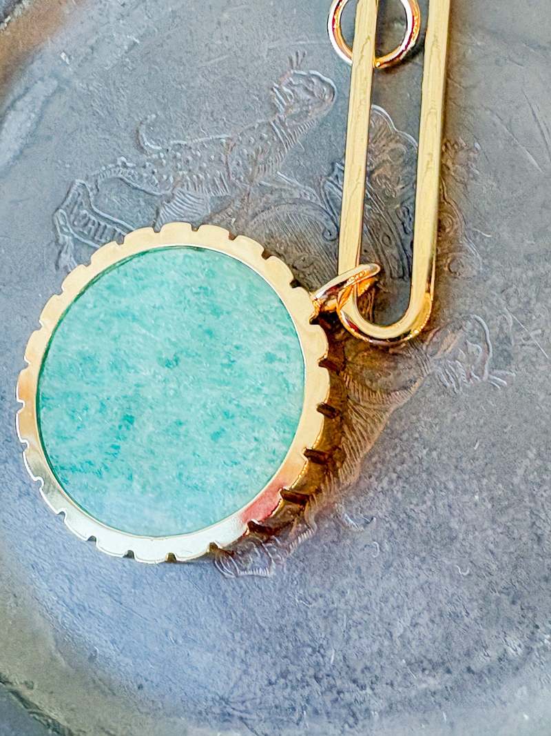 Thatch Odeon Amazonite Drop Charm