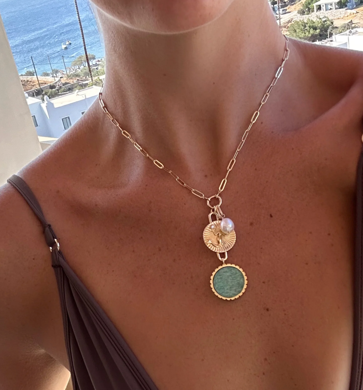 Thatch Odeon Amazonite Drop Charm - Image 4 of 5