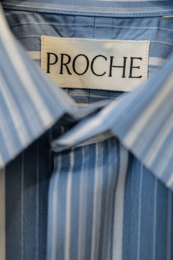 PROCHE Reworked Menswear Shirting, Option A Top