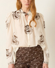 Alix Of Bohemia Artemis Obsidian Poppy Shirt - Off-White - Thumbnail 1
