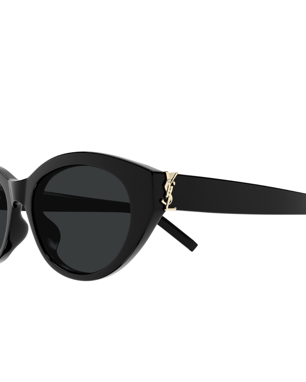 Yves Saint Laurent Chunky Oval Sunglasses - Black