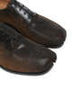Maison Margiela Tabi Lace-Up Loafers - Brown/Black - Thumbnail 2