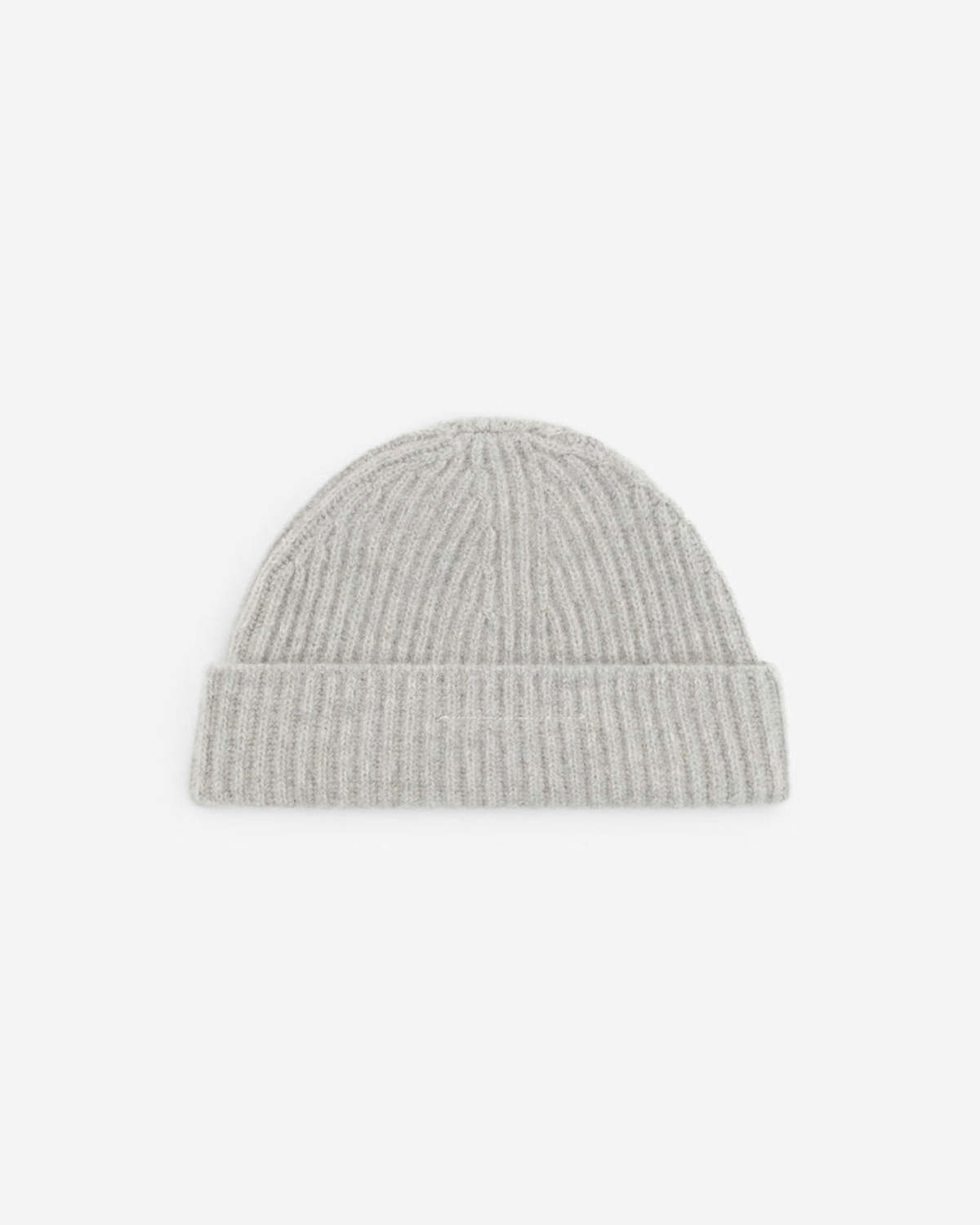 MM6 Maison Margiela Polished Palladio Ribbed Wool Beanie - Polished Palladio - Image 2 of 3