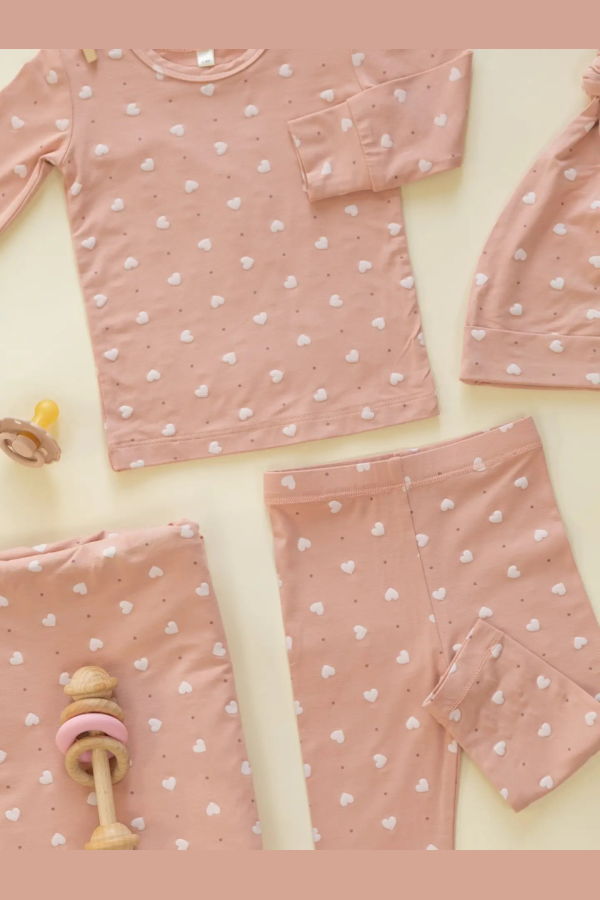 KIDS Rylee + Cru Quincy Mae Bamboo Pajama Set