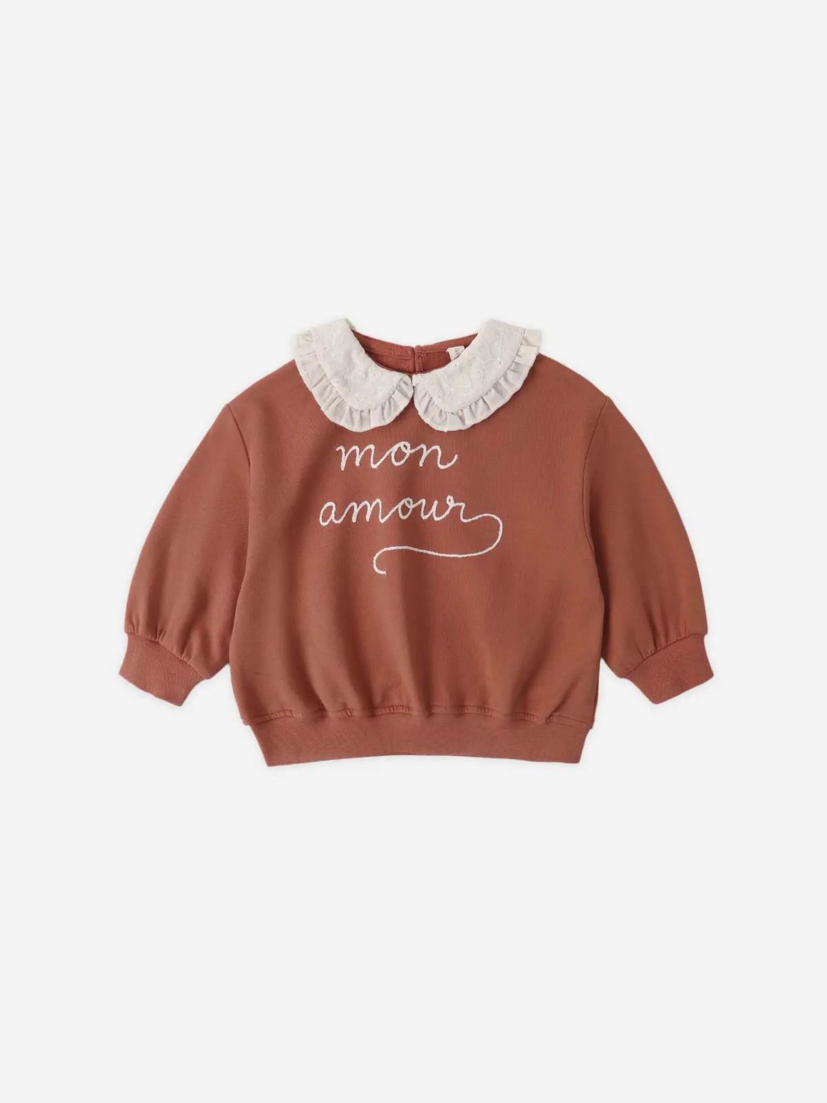 KIDS Rylee + Cru Quincy Mae Collared Sweatshirt - Image 1 of 5