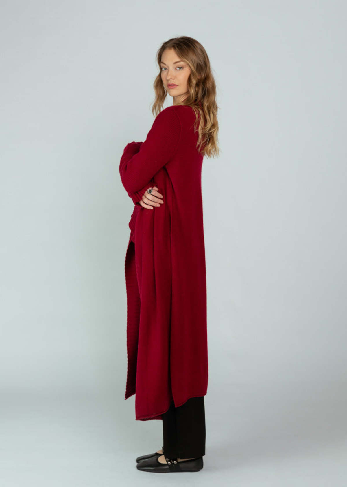 Brazeau Tricot Royal Pub Cardigan - Scarlette - Image 2 of 5