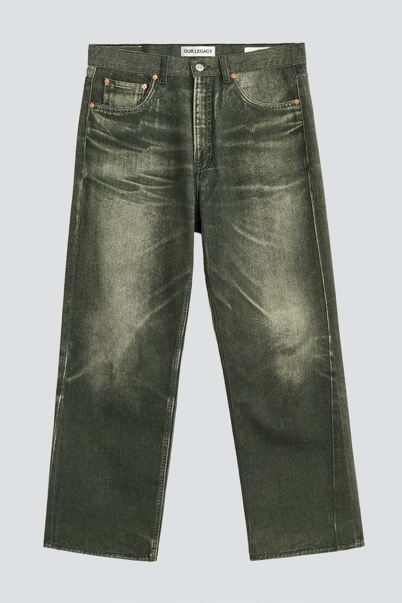 Our Legacy Digital Black Aura Third Cut Jeans