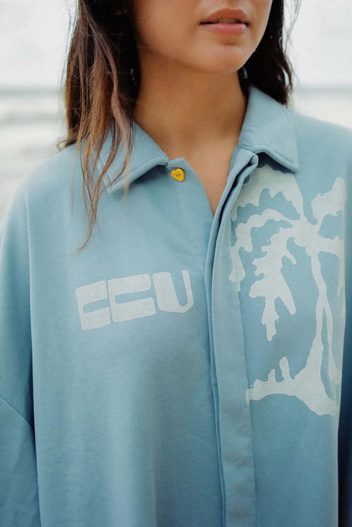 CIAO CIAO Palm Bungalow Shirt - Blue - Image 2 of 5