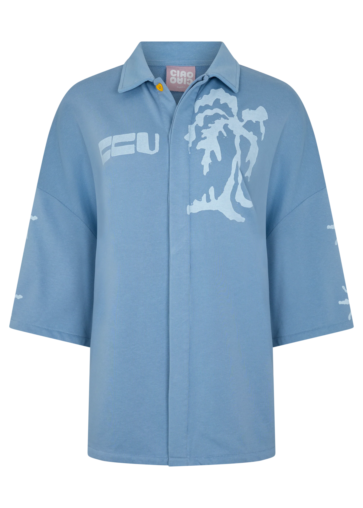 CIAO CIAO Palm Bungalow Shirt - Blue - Image 5 of 5