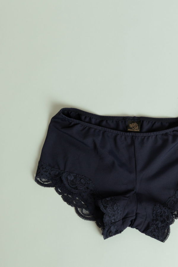Only Hearts Delicious With Lace Hipster - Navy
