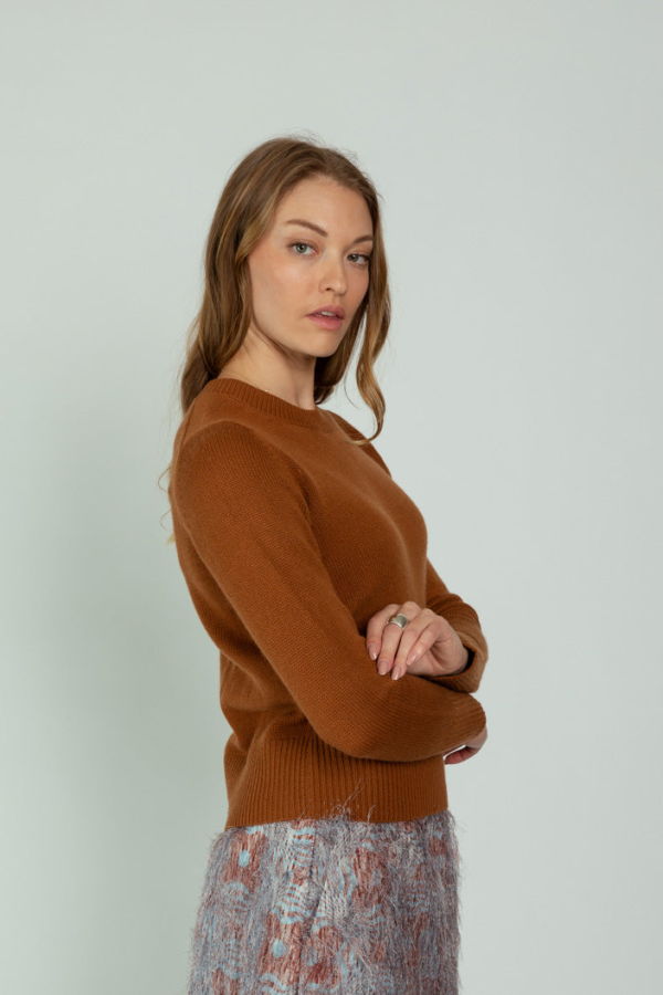 Allude Cashmere Sweater - Cinnamon Tea